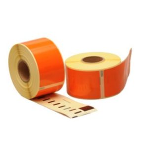 etichette adesive per etichettatrice dymo s0722520r lw da 54x25 mm rotolo 500 etichette compatibile rosso