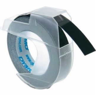 nastro per etichettatrice a rilievo dymo s0898130 3d tape da 9 mm rotolo 3 metri compatibile nero