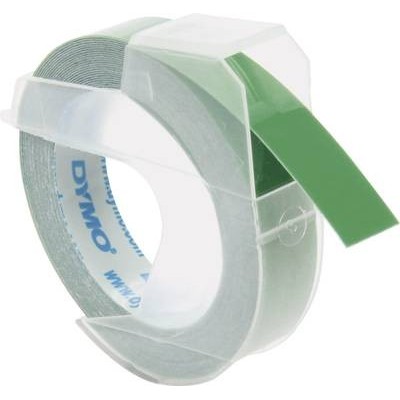 nastro per etichettatrice a rilievo dymo s0898160 3d tape da 9 mm rotolo 3 metri compatibile verde